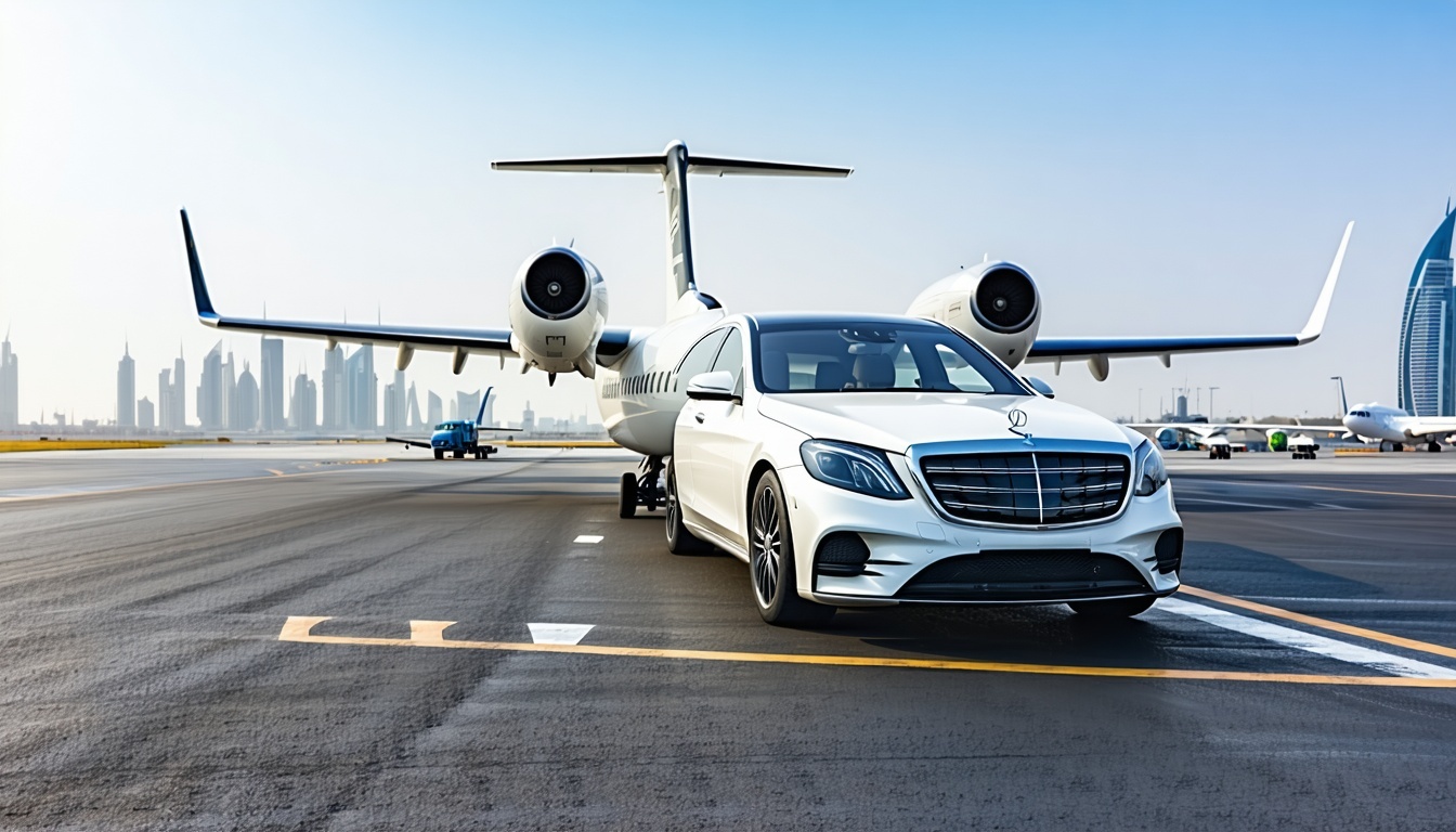 Seamless airport transfer service in Dubai